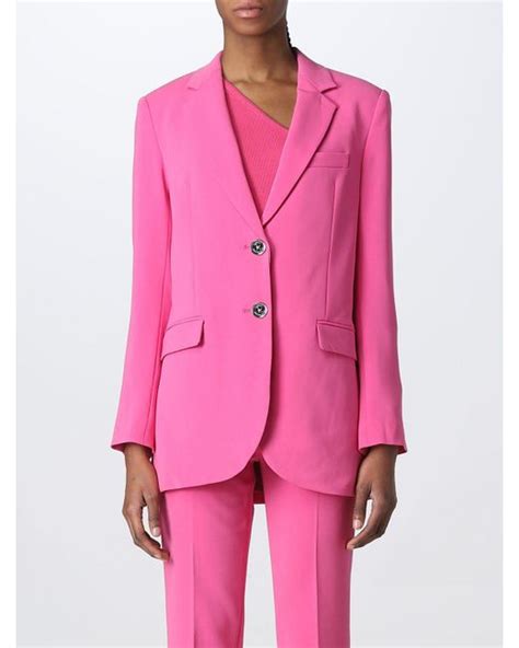 michael kors pink blazer|Michael Kors men's overcoat macy's.